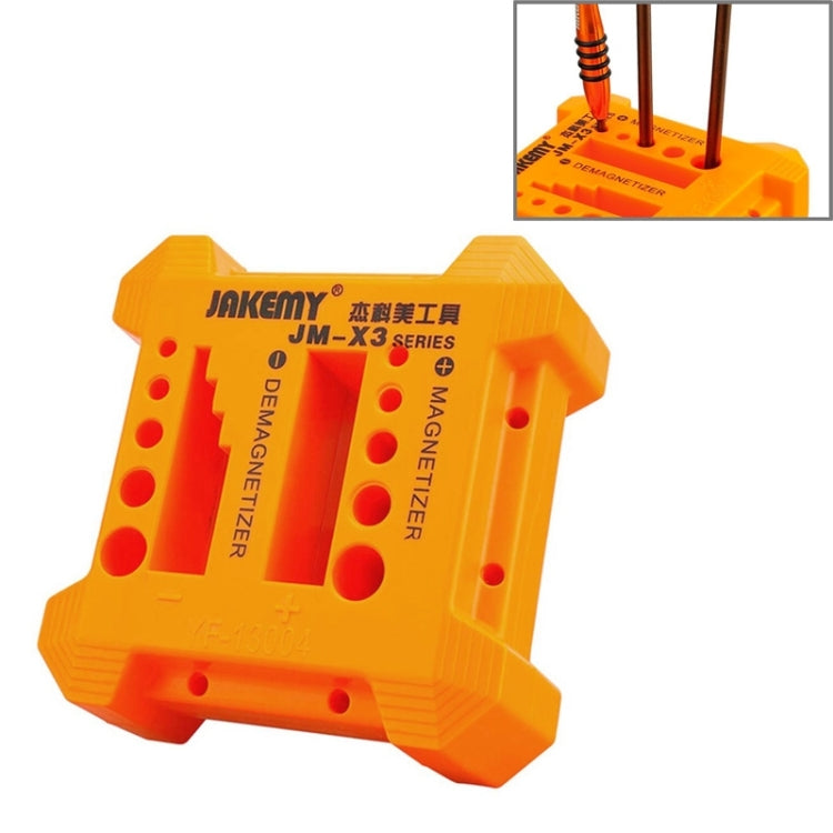 JAKEMY JM-X3 Magnetizer/Demagnetizer with Screwdriver Holes, Size: Large - Magnetizer Demagnetizer Tool by JAKEMY | Online Shopping South Africa | PMC TechLife | Buy Now Pay Later Mobicred