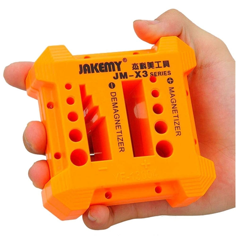 JAKEMY JM-X3 Magnetizer/Demagnetizer with Screwdriver Holes, Size: Large - Magnetizer Demagnetizer Tool by JAKEMY | Online Shopping South Africa | PMC TechLife | Buy Now Pay Later Mobicred