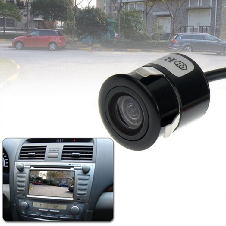 Waterproof Wired Punch DVD Rear View Camera With Scaleplate , Support Installed in Car DVD Navigator or Car Monitor , Wide Viewing Angle: 170 degree (WD004)(Black) - Rear View Cameras by PMC TechLife | Online Shopping South Africa | PMC TechLife | Buy Now Pay Later Mobicred