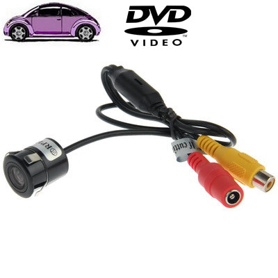 Waterproof Wired Punch DVD Rear View Camera With Scaleplate , Support Installed in Car DVD Navigator or Car Monitor , Wide Viewing Angle: 170 degree (WD004)(Black) - Rear View Cameras by PMC TechLife | Online Shopping South Africa | PMC TechLife | Buy Now Pay Later Mobicred
