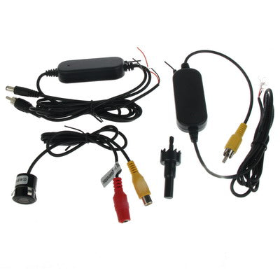 Waterproof Wireless Transmitting Receiving Punch DVD Rear View Camera , With Scaleplate , Support Installed in Car DVD Navigator or Car Monitor , Wide Viewing Angle: 170 degree (WX004)(Black) - Rear View Cameras by PMC TechLife | Online Shopping South Africa | PMC TechLife | Buy Now Pay Later Mobicred