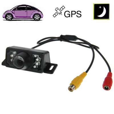 7 LED IR Infrared Waterproof Night Vision Wired Short Lens DVD Rear View, With Scaleplate , Support Installed in Car DVD Navigator or Car Monitor , Wide Viewing Angle: 140 degree (YX002)(Black) - Rear View Cameras by PMC TechLife | Online Shopping South Africa | PMC TechLife | Buy Now Pay Later Mobicred