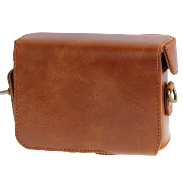 Leather Camera Case Bag for Sony HX50 (Brown) - free shipping - PMC TechLife - Order now!