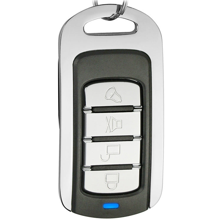 315MHz Metal Learning Code 4 Keys Remote Control for Car Garage Door (Black + Silver) - Universal by PMC TechLife | Online Shopping South Africa | PMC TechLife