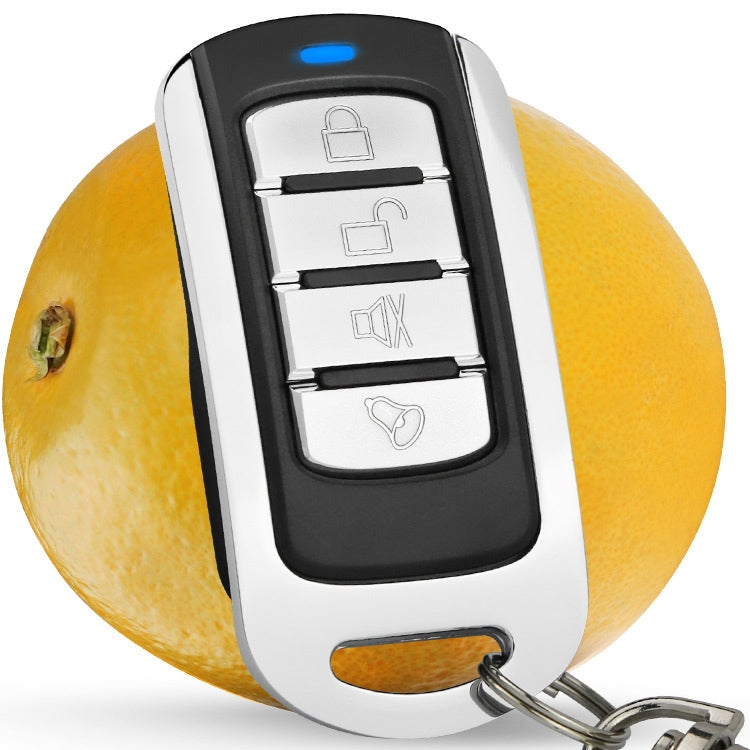 315MHz Metal Learning Code 4 Keys Remote Control for Car Garage Door (Black + Silver) - Universal by PMC TechLife | Online Shopping South Africa | PMC TechLife