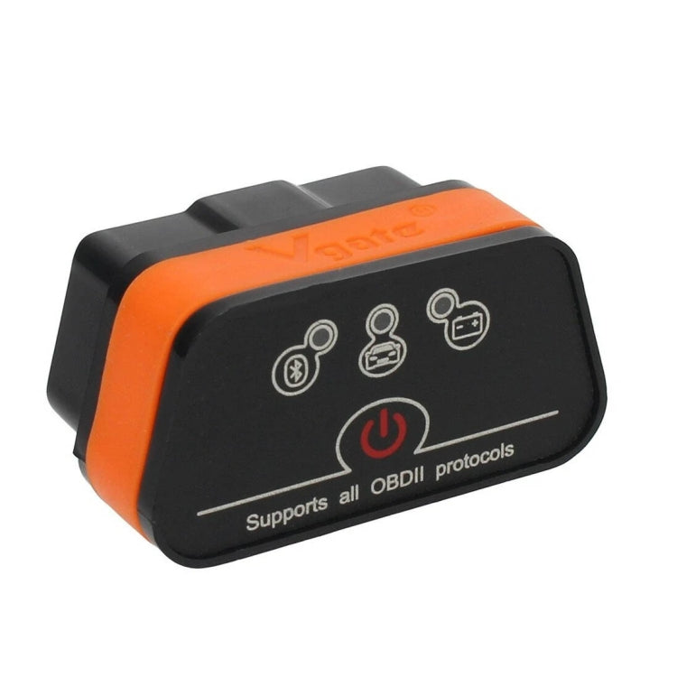 High Quality Super Mini Vgate iCar2 ELM327 OBDII WiFi Car Scanner Tool, Support Android & iOS(Black+Orange) - Code Readers & Scan Tools by Vgate | Online Shopping South Africa | PMC TechLife | Buy Now Pay Later Mobicred