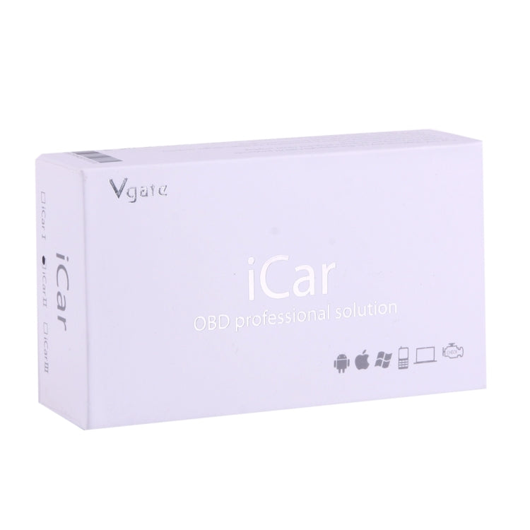 High Quality Super Mini Vgate iCar2 ELM327 OBDII WiFi Car Scanner Tool, Support Android & iOS(Black+Orange) - Code Readers & Scan Tools by Vgate | Online Shopping South Africa | PMC TechLife | Buy Now Pay Later Mobicred
