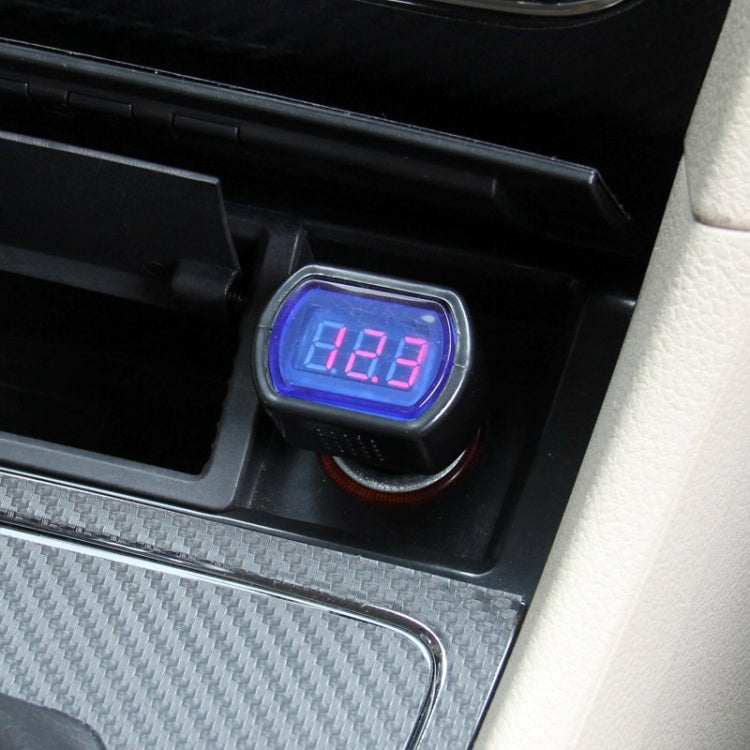 DC 12V / 24V LED Display Mini Auto Electric Voltmeter - Tire Pressure Gauges by PMC TechLife | Online Shopping South Africa | PMC TechLife | Buy Now Pay Later Mobicred