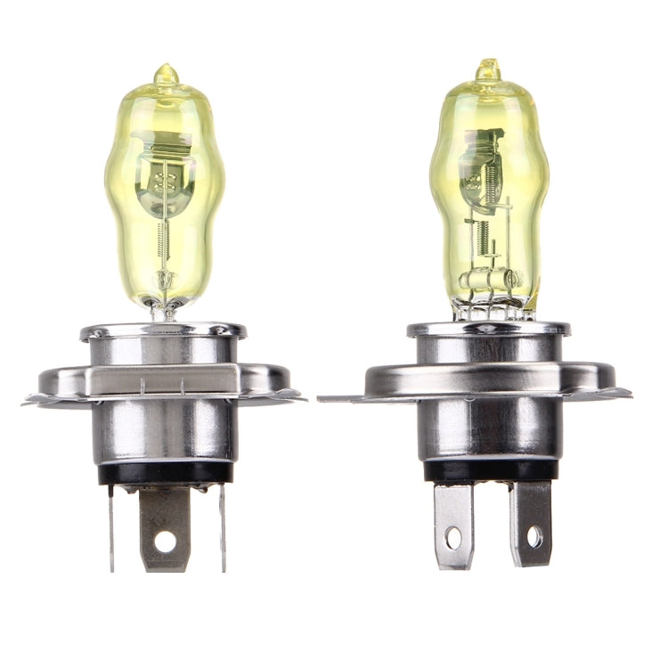 H4 Xenon Pure Yellow Bulbs, 12V 100/90W - Halogen Lights by PMC TechLife | Online Shopping South Africa | PMC TechLife | Buy Now Pay Later Mobicred