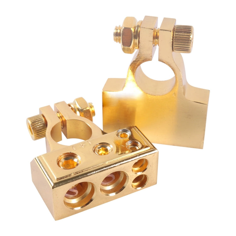 Positive & Negative Set 0 / 4 / 8 AWG Car Battery Terminals - Booster Cable & Clip by PMC Jewellery | Online Shopping South Africa | PMC Jewellery | Buy Now Pay Later Mobicred