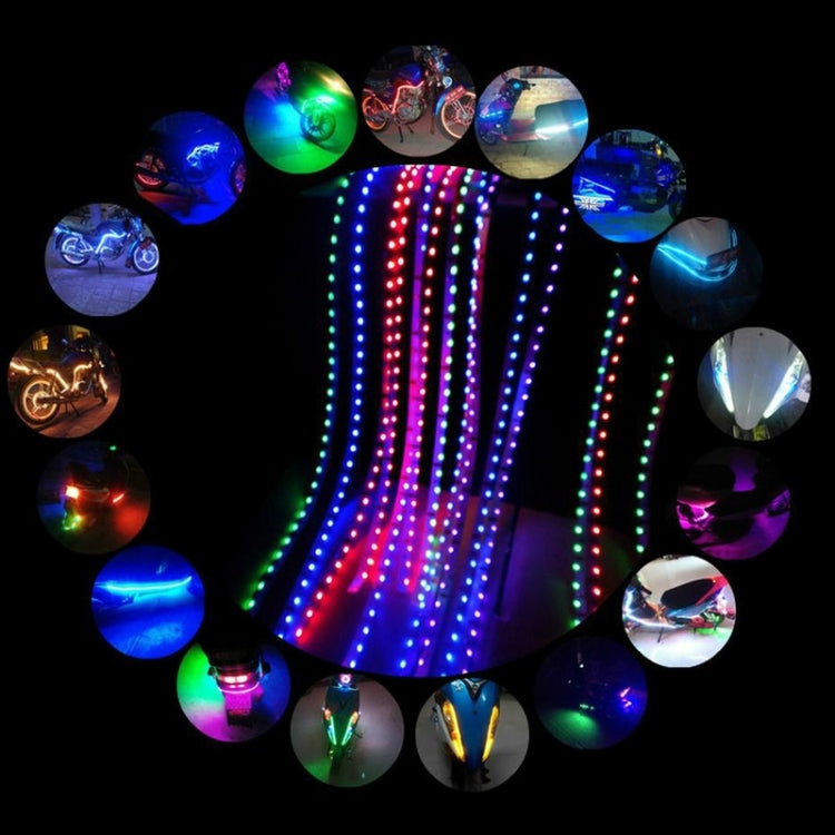5 PCS Normally-on Style 45 LED 3528 SMD Waterproof Flexible Car Strip Light for Car Decoration, DC 12V, Length: 45cm - Decorative Lights by PMC TechLife | Online Shopping South Africa | PMC TechLife | Buy Now Pay Later Mobicred