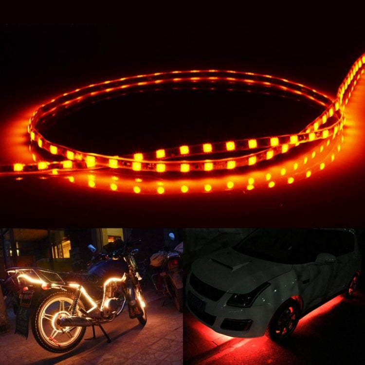 5 PCS Flow Style 45 LED 3528 SMD Waterproof Flexible Car Strip Light for Car Decoration, DC 12V, Length: 45cm - Decorative Lights by PMC TechLife | Online Shopping South Africa | PMC TechLife | Buy Now Pay Later Mobicred