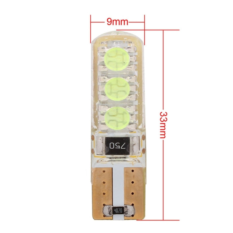 10 PCS T10 3W 300LM Silicone 6 LED SMD 5050 Car Clearance Lights Lamp, DC 12V - Clearance Lights by PMC TechLife | Online Shopping South Africa | PMC TechLife | Buy Now Pay Later Mobicred