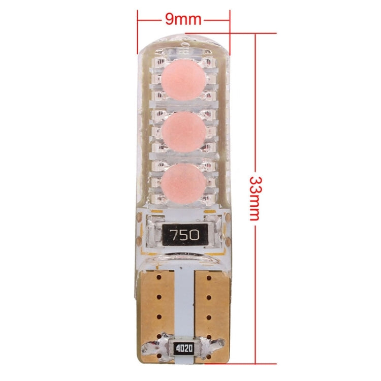 10 PCS T10 3W 300LM Silicone 6 LED SMD 5050 Car Clearance Lights Lamp, DC 12V - Clearance Lights by PMC TechLife | Online Shopping South Africa | PMC TechLife | Buy Now Pay Later Mobicred