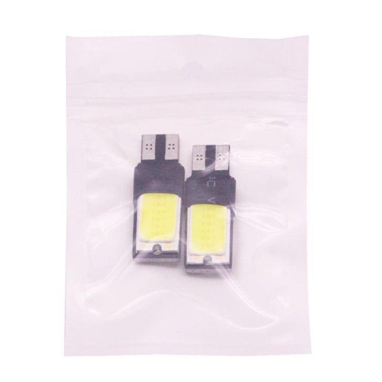 2 PCS T10 3W 160-180LM 2 LED Ice Blue COB LED Decode Car Clearance Lights Lamp, DC12V - Clearance Lights by PMC TechLife | Online Shopping South Africa | PMC TechLife | Buy Now Pay Later Mobicred