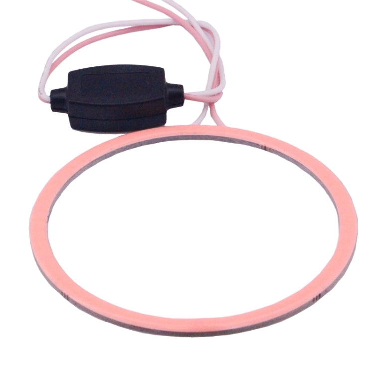 80mm 5W 180LM Angel Eyes Circles Car Headlight Pink Light COB LED Lights for Vehicles, DC 12-24V - Eagle Eye Lamps by PMC TechLife | Online Shopping South Africa | PMC TechLife | Buy Now Pay Later Mobicred