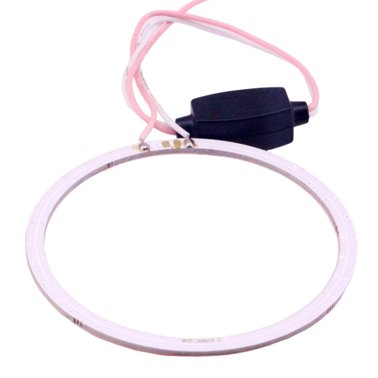 80mm 5W 180LM Angel Eyes Circles Car Headlight Pink Light COB LED Lights for Vehicles, DC 12-24V - Eagle Eye Lamps by PMC TechLife | Online Shopping South Africa | PMC TechLife | Buy Now Pay Later Mobicred