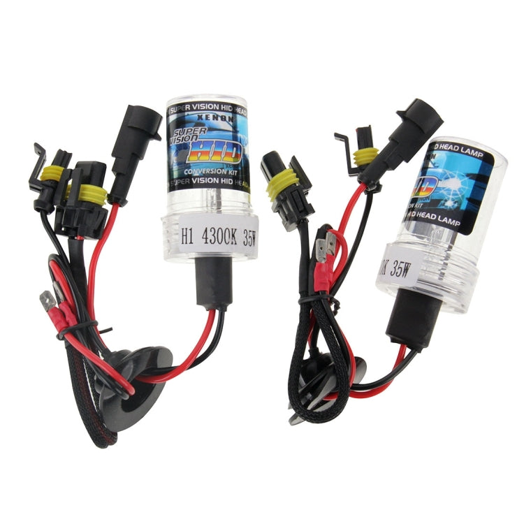 DC12V 35W H1 HID Xenon Light Single Beam Super Vision Water-resistant Head Lamp, Color Temperature: 4300K, Pack of 2 - Xenon Lights by PMC TechLife | Online Shopping South Africa | PMC TechLife | Buy Now Pay Later Mobicred