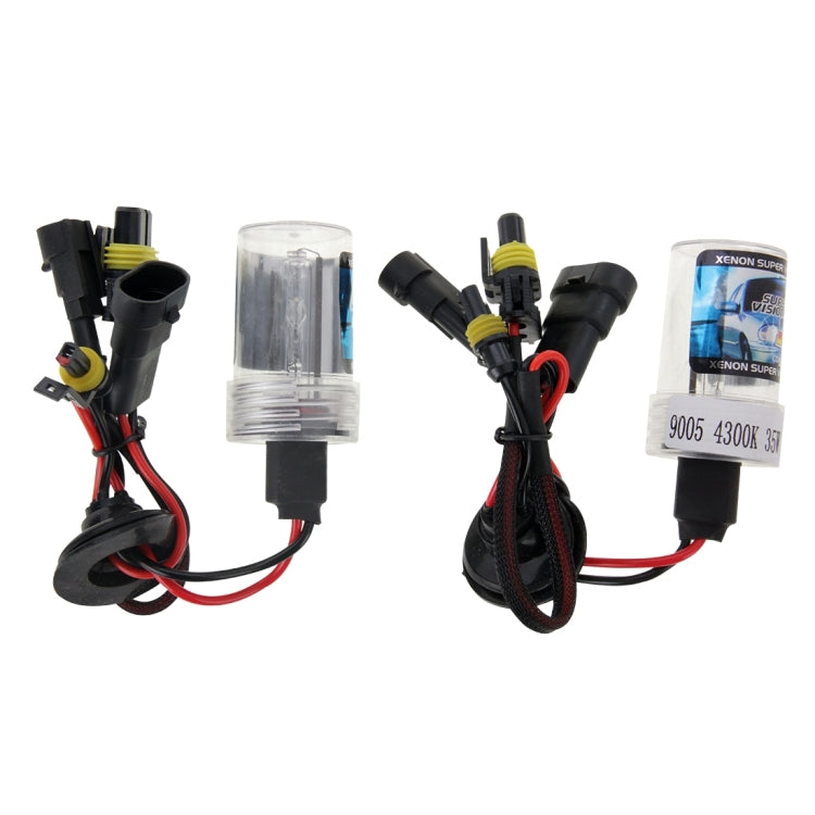 DC12V 35W HB3/9005 HID Xenon Light Single Beam Super Vision Waterproof Head Lamp, Color Temperature: 4300K, Pack of 2 - Xenon Lights by PMC TechLife | Online Shopping South Africa | PMC TechLife | Buy Now Pay Later Mobicred
