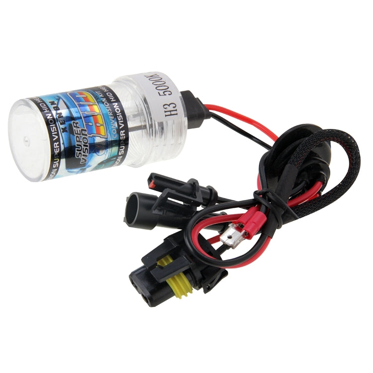 DC12V 35W H3 HID Xenon Light Single Beam Super Vision Waterproof Head Lamp, Color Temperature: 6000K, Pack of 2 - Xenon Lights by PMC TechLife | Online Shopping South Africa | PMC TechLife | Buy Now Pay Later Mobicred
