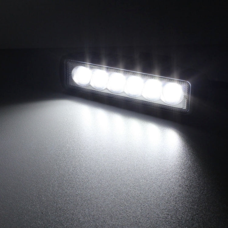 18W 1440LM Epistar 6 LED  Car Work Lamp Bar Light Waterproof IP67, DC 10-30V - Work Lights by PMC TechLife | Online Shopping South Africa | PMC TechLife | Buy Now Pay Later Mobicred