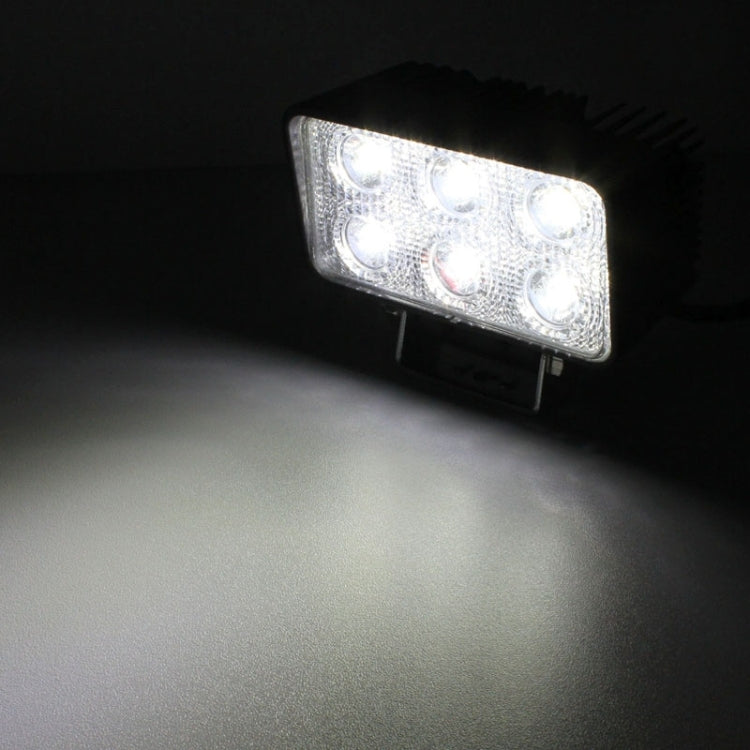 LML-1518 18W 1260-1350LM Epistar 6 LED White 30 Degree Spot Beam Car LED Light Waterproof IP67, DC 10-30V - Work Lights by PMC TechLife | Online Shopping South Africa | PMC TechLife | Buy Now Pay Later Mobicred