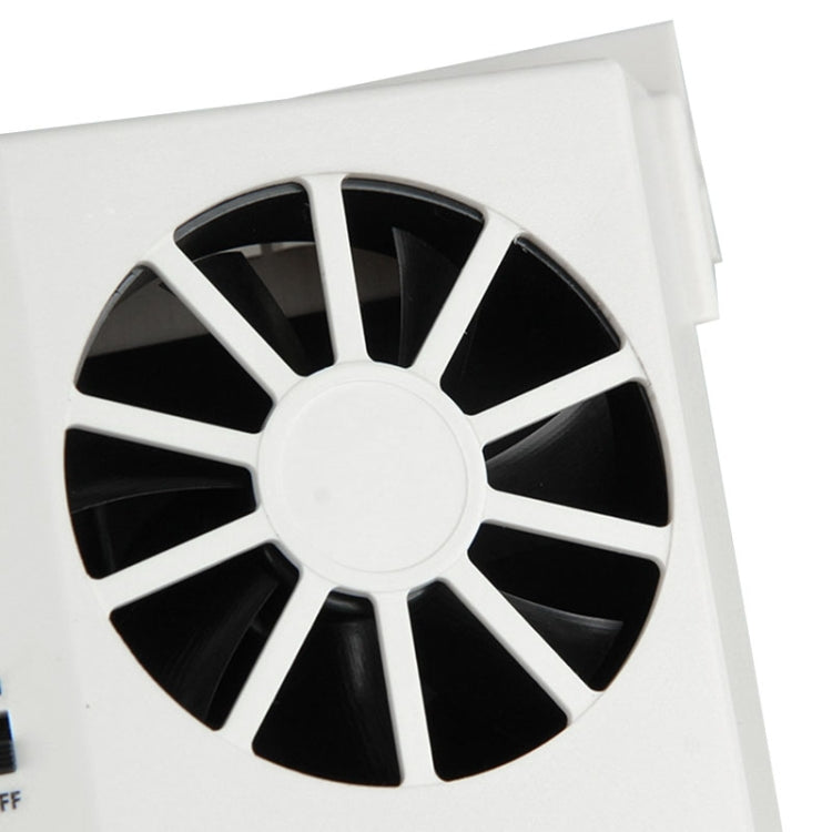 2W Solar Powered Car Auto Air Vent Cool Fan Cooler Ventilation System Radiator, with Temperature Display - Heating & Fans by PMC TechLife | Online Shopping South Africa | PMC TechLife | Buy Now Pay Later Mobicred