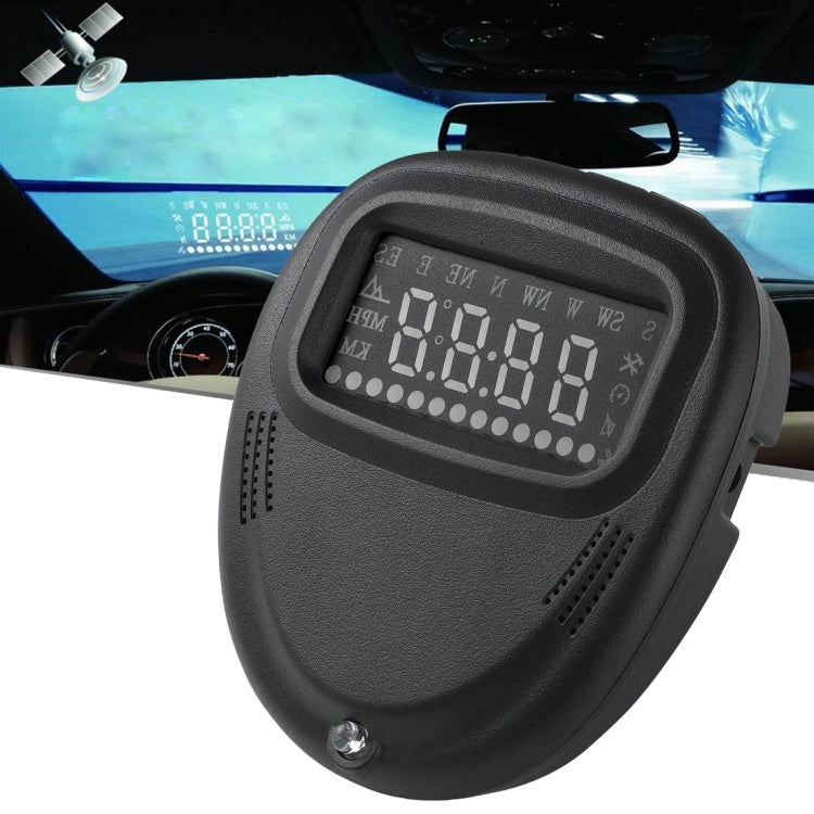 A1 2.0 inch Car GPS HUD Head Up Display Vehicle-mounted Security System, Support Speed & Real Time & Altitude & Over Speed Alarm & Compass & MPH & Auto Sleeping & KM & Satellite Signal - Head Up Display System by PMC TechLife | Online Shopping South Africa | PMC TechLife | Buy Now Pay Later Mobicred