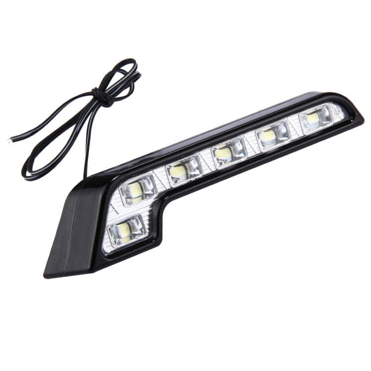 2 PCS High Power Car White Light 6 SMD 5050 LED Daytime Running Light for Cars - Fog / Driving Lights by PMC TechLife | Online Shopping South Africa | PMC TechLife | Buy Now Pay Later Mobicred