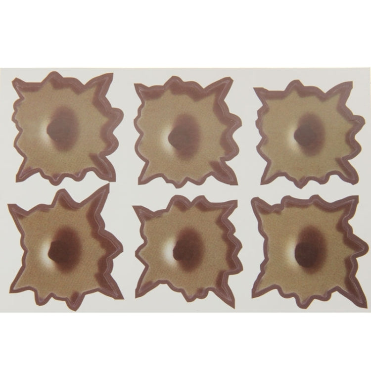 6 in 1 Anti-scratch Bullet Hole Decoration Car Sticker, Size: 4cm x 4cm - Decorative Sticker by PMC TechLife | Online Shopping South Africa | PMC TechLife