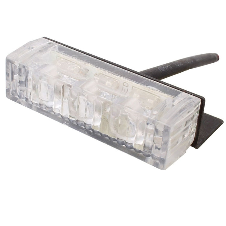 6W 450LM 6 x 3-LED Yellow Light 577nm Car Strobe Flash Warning Light Signal Lamp, DC 12V - Warning Lights by PMC TechLife | Online Shopping South Africa | PMC TechLife | Buy Now Pay Later Mobicred