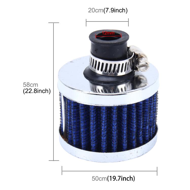 MZ 50mm Universal Mushroom Head Style Air Filter for Car(Blue) - free shipping - PMC TechLife - Order now!