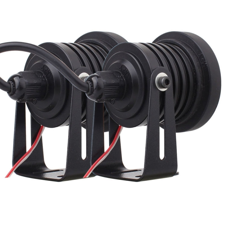 2 PCS 2.5 inch 10W 900LM White + Yellow Light 6500K Waterproof LED Eagle Eye Light for Vehicles, DC 12V, Cable Length: 20cm(Black) - free shipping - PMC TechLife - Order now!