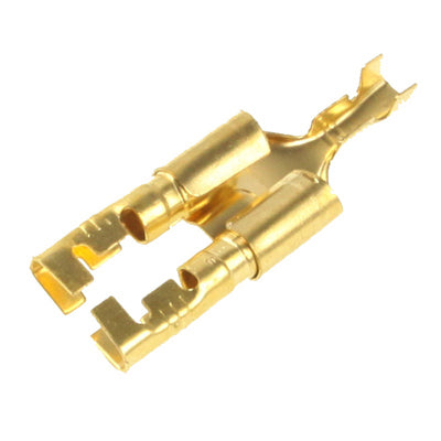 100pcs DIY Crimp Terminal Female to 2 x Male Spade Connector, Cable size: 1-2.5mm2 (100pcs in one packaging, the price is for 100pcs) - Booster Cable & Clip by PMC TechLife | Online Shopping South Africa | PMC TechLife | Buy Now Pay Later Mobicred
