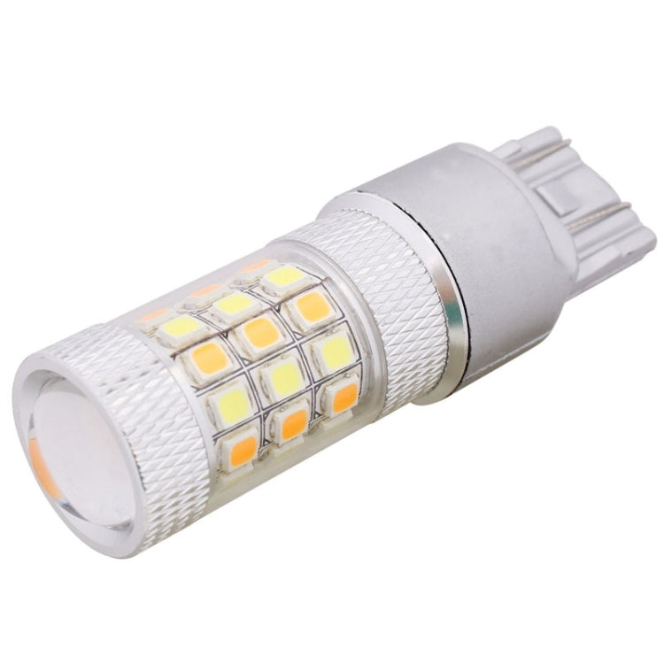 T20/7443 8W 420LM White + Yellow Light 42 LED 2835 SMD Car Brake Light Steering Light Bulb, DC 12V - Brake Lights by PMC TechLife | Online Shopping South Africa | PMC TechLife | Buy Now Pay Later Mobicred