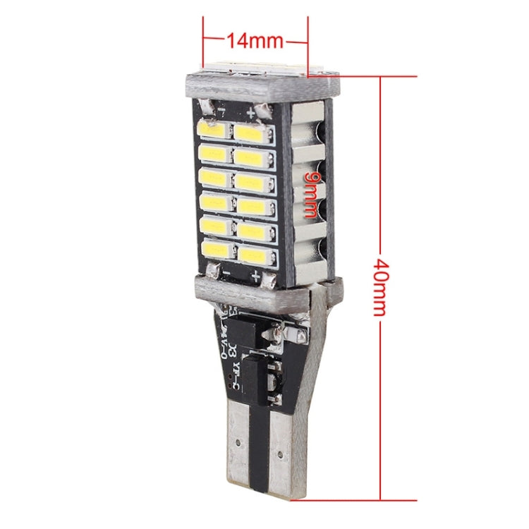 2PCS T15 6W 30-SMD 4014 6500K 900LM White Light Decoded Error-Free LED Car Backup Lamp - Clearance Lights by PMC TechLife | Online Shopping South Africa | PMC TechLife | Buy Now Pay Later Mobicred