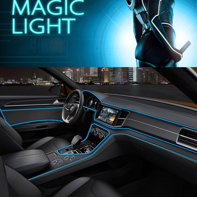 Waterproof Flat Flexible Car Strip Light with Driver for Car Decoration, Length: 5m (Ice Blue Light) - Atmosphere lights by PMC TechLife | Online Shopping South Africa | PMC TechLife | Buy Now Pay Later Mobicred
