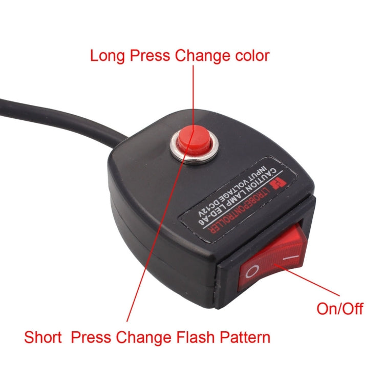 2 PCS  6 inch 6 LED 2 x 18W Car Flash Warning Light Red + Blue Change White Waterproof Emergency Light, DC 12V - Warning Lights by PMC TechLife | Online Shopping South Africa | PMC TechLife | Buy Now Pay Later Mobicred