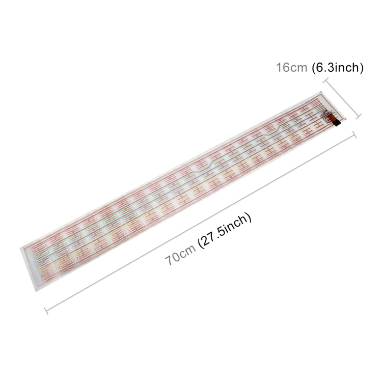 5 Colors Car Music Rhythm Lamp Car Sticker Equalizer with Car Charger, Size: 70cm x 16cm - Decorative Lights by PMC TechLife | Online Shopping South Africa | PMC TechLife