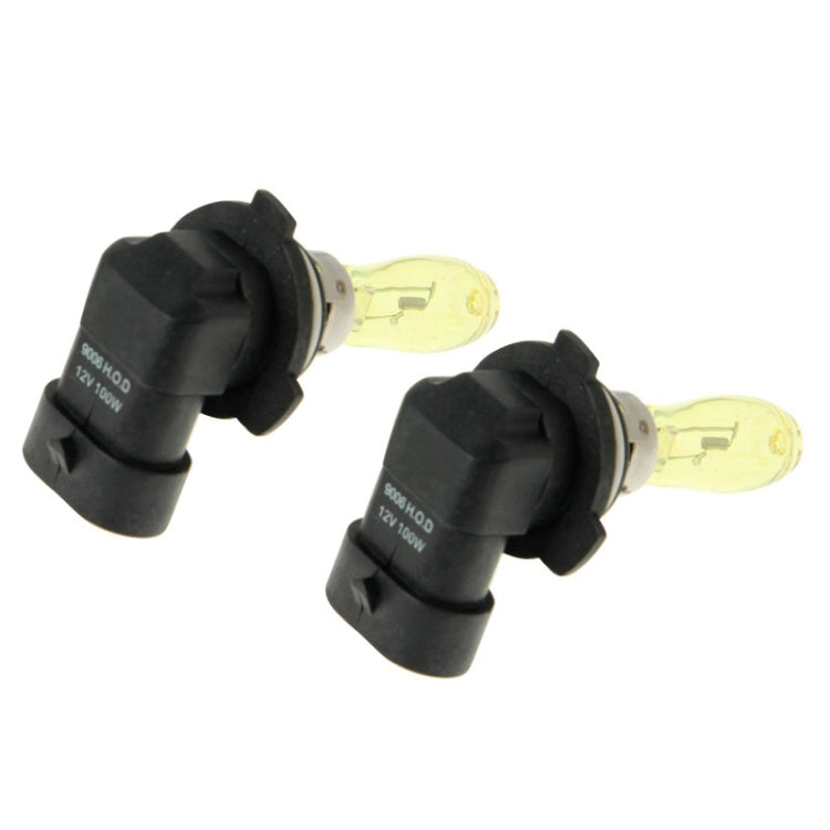 2 X 9006 HOD Halogen Bulbs 12V 100W 2400 LM 3500K Yellow Light Headlights - Halogen Lights by PMC TechLife | Online Shopping South Africa | PMC TechLife | Buy Now Pay Later Mobicred