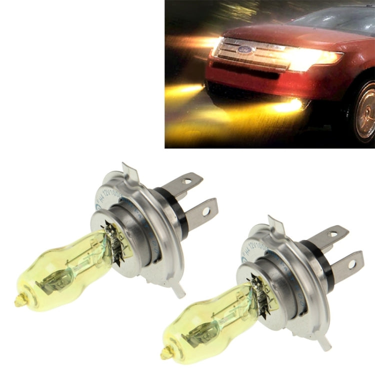 2 X H4 HOD Halogen Bulbs 12V 100W 2400 LM 3500K Yellow Light Headlights - Halogen Lights by PMC TechLife | Online Shopping South Africa | PMC TechLife | Buy Now Pay Later Mobicred