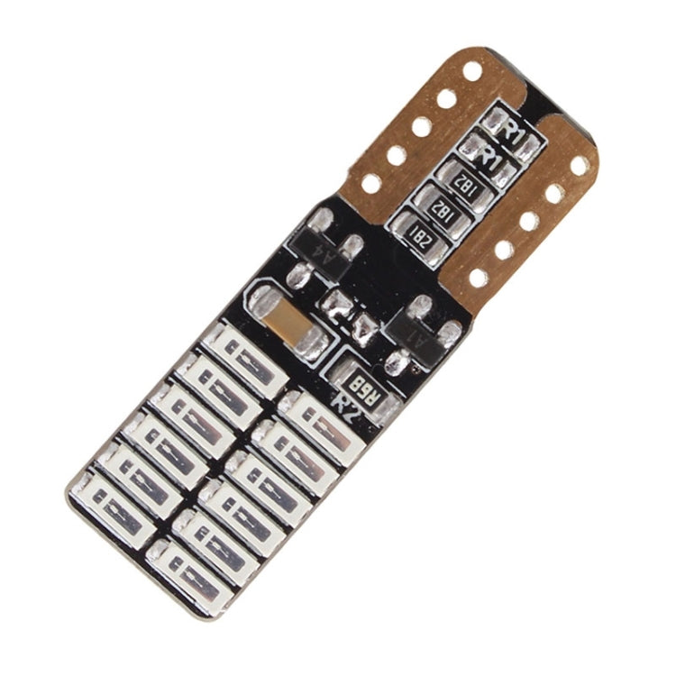 2 PCS T10 4.8W 720LM Yellow Light 24 SMD 4014 LED Error-Free Canbus Car Clearance Lights Lamp, DC 12V - Clearance Lights by PMC TechLife | Online Shopping South Africa | PMC TechLife | Buy Now Pay Later Mobicred