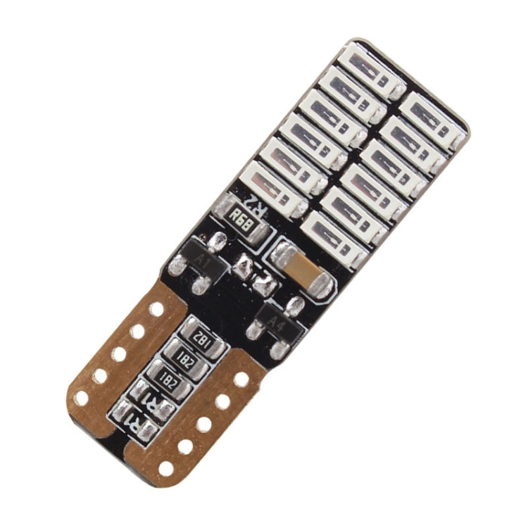 2 PCS T10 4.8W 720LM Yellow Light 24 SMD 4014 LED Error-Free Canbus Car Clearance Lights Lamp, DC 12V - Clearance Lights by PMC TechLife | Online Shopping South Africa | PMC TechLife | Buy Now Pay Later Mobicred