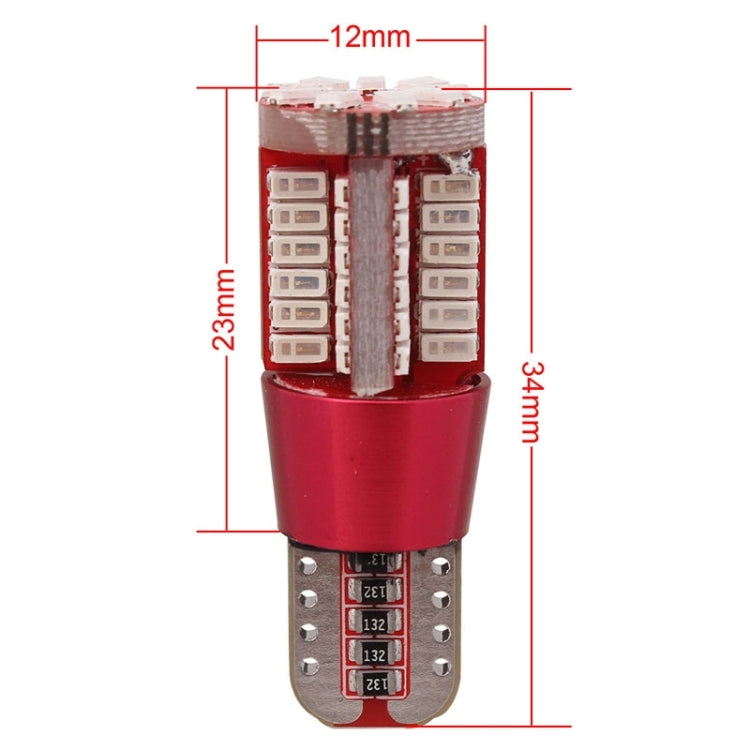 2 PCS T10 5W 285LM Red Light 57 SMD 4014 LED Error-Free Canbus Car Clearance Lights Lamp, DC 12V - Clearance Lights by PMC TechLife | Online Shopping South Africa | PMC TechLife | Buy Now Pay Later Mobicred
