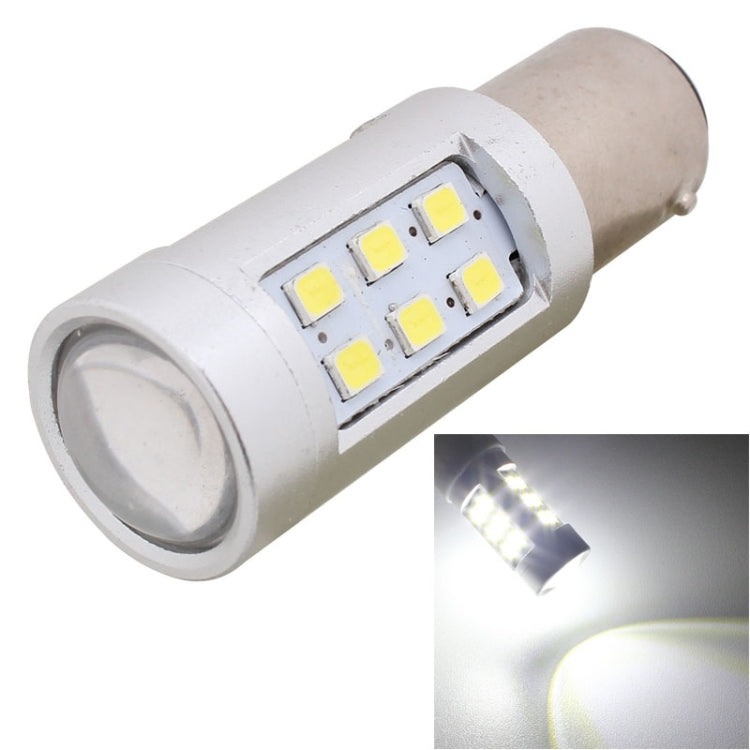 2PCS 1157/BAY15D 4.2W 630LM White Light 21 LED 2835 SMD Car Brake Light Steering Light Bulb,  DC 12V - Brake Lights by PMC TechLife | Online Shopping South Africa | PMC TechLife | Buy Now Pay Later Mobicred