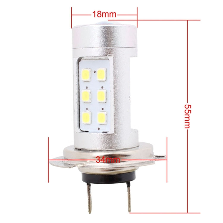 2 PCS H7 4.2W 630LM White Light 21 LED 2835 SMD Car Front Fog Light Lamp Bulb,  DC 12V - Fog / Driving Lights by PMC TechLife | Online Shopping South Africa | PMC TechLife | Buy Now Pay Later Mobicred