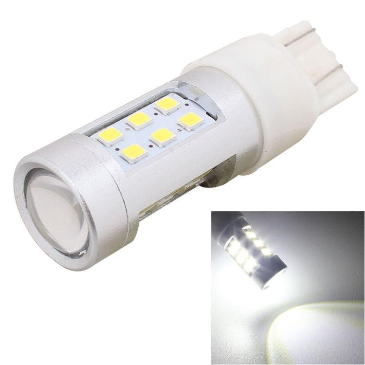 2 PCS T20 4.2W 630LM White Light Dual Wires 21 LED 2835 SMD Car Brake Light Daytime Running Light Bulb,  DC 12V - Brake Lights by PMC TechLife | Online Shopping South Africa | PMC TechLife | Buy Now Pay Later Mobicred