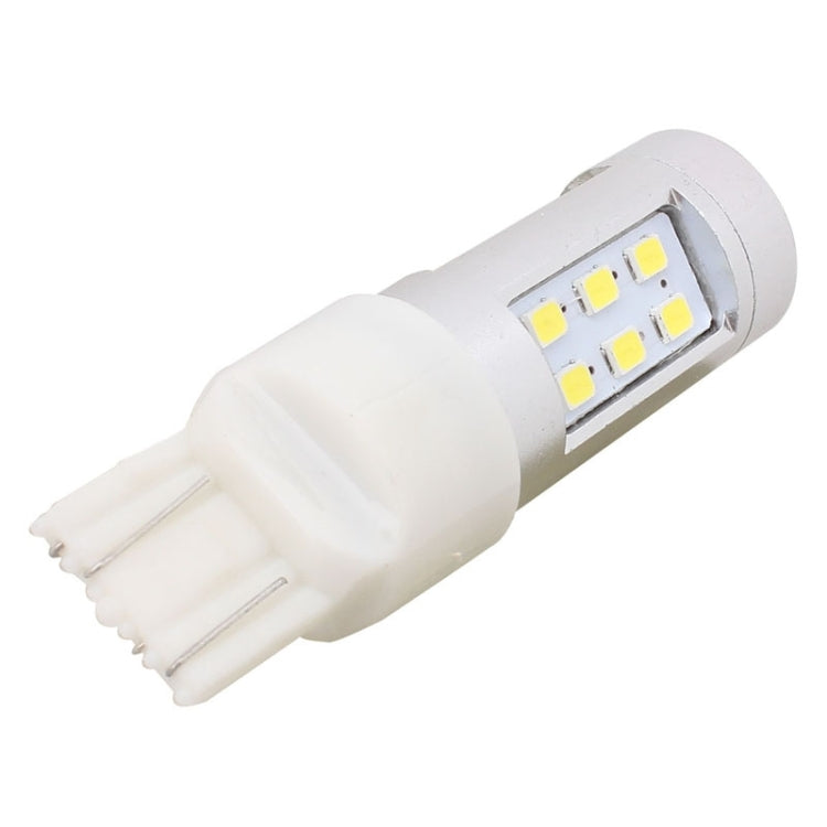 2 PCS T20 4.2W 630LM White Light Dual Wires 21 LED 2835 SMD Car Brake Light Daytime Running Light Bulb,  DC 12V - Brake Lights by PMC TechLife | Online Shopping South Africa | PMC TechLife | Buy Now Pay Later Mobicred