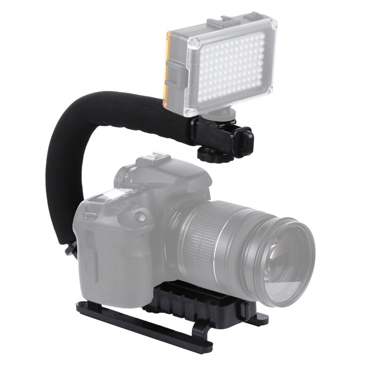 C-Shape Mount Holder Handle for DSLR / Camcorder DV - Camera Stabilizer by PMC TechLife | Online Shopping South Africa | PMC TechLife | Buy Now Pay Later Mobicred