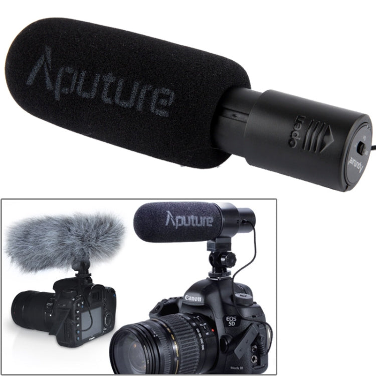 Aputure V-MIC D1 Directional Condenser Shotgun Microphone, Support 360 Degree Pan / 180 Degree Tilt - free shipping - PMC TechLife - Order now!